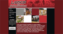 Desktop Screenshot of larsonfoundation.org